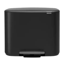 Brabantia Bo Pedal Bin 11 + 23 L, Mattschwarz