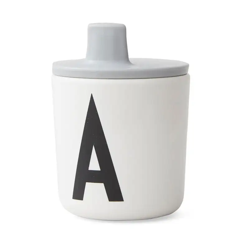 Design Letters Trinkdeckel Für Kinderbecher, Grau – Bild 3