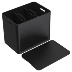 Niimaar Ecosmol Forever Bin Recyclingstation, Schwarz