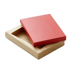 Mattiazzi Cassetta Kasten, Esche Natur – Rot