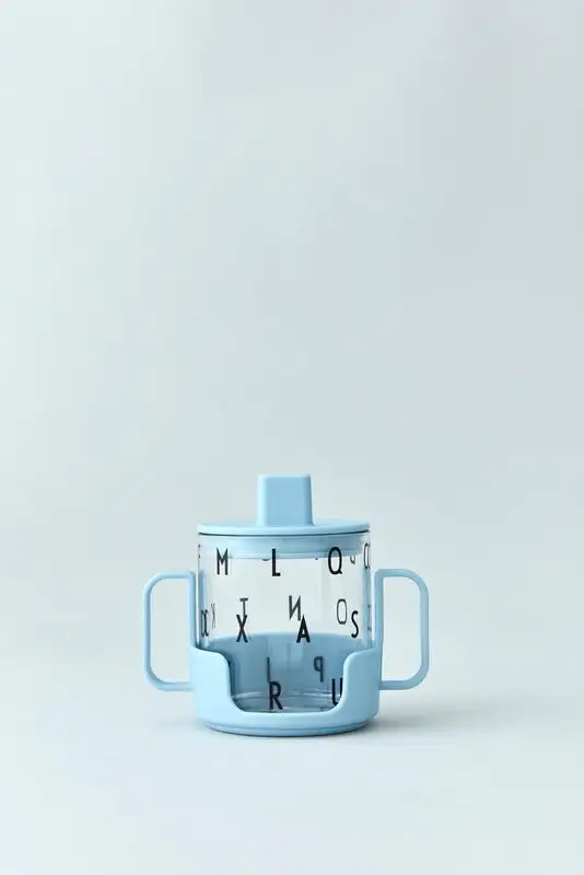 Design Letters Henkel Für Tritan Glas Oder Becher, Hellblau – Bild 2