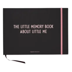 Design Letters The Little Memory Book About Little Me, Black - Pink
