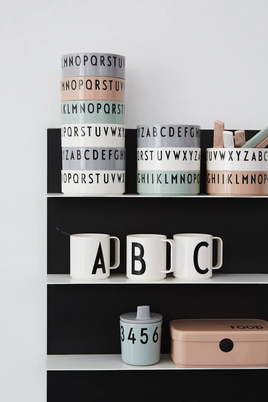 Design Letters Trinkdeckel Für Kinderbecher, Grau – Bild 5