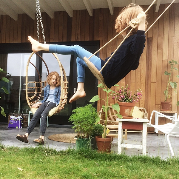 Schaukel Lillagunga Grand, Eiche – Weiß – Bild 3