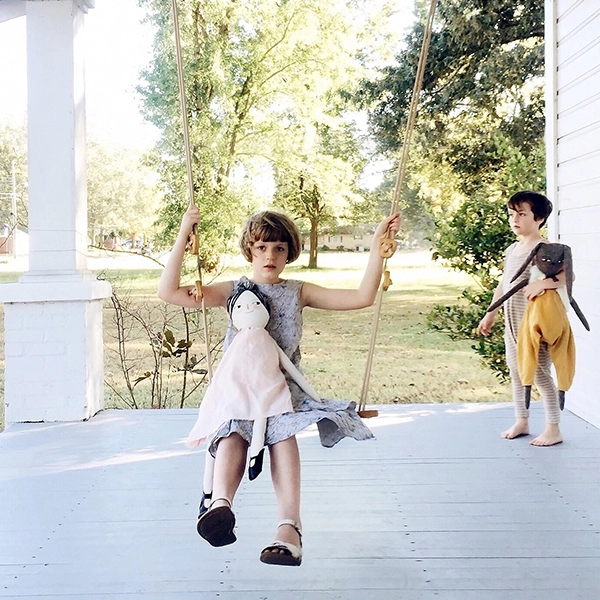 Schaukel Lillagunga Grand, Eiche – Weiß – Bild 4