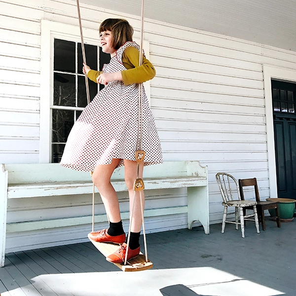 Schaukel Lillagunga Grand, Eiche – Weiß – Bild 5