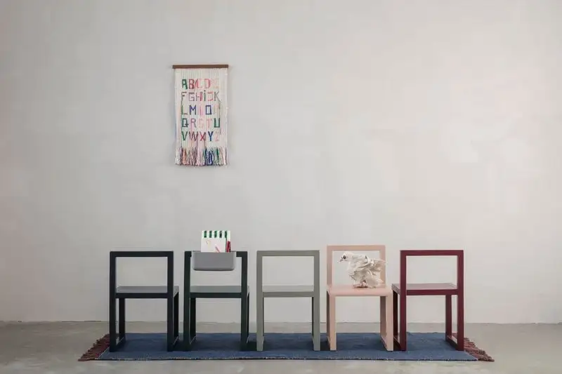 Ferm LIVING Stuhl Little Architect, Dunkelblau – Bild 5