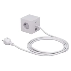 Avolt Square 1 USB-Verlängerungskabel, Gotland Grey