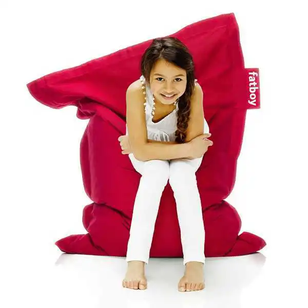 Fatboy Junior Stonewashed Sitzsack, Silbergrau – Bild 2