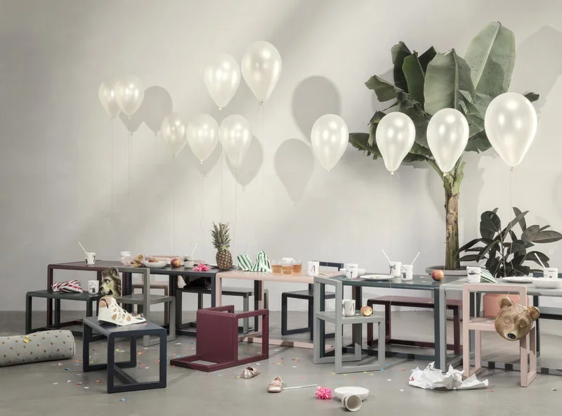 Ferm LIVING Stuhl Little Architect, Dunkelblau – Bild 3