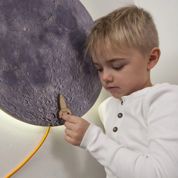 Kotonadesign Moon Wandleuchte/Noteboard – Bild 4