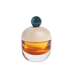 Katriina Nuutinen Aufbewahrungsglas Lyyli, Klein, Orange-grau