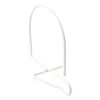 Lundia Wire Buchstütze, Rund, Weiß
