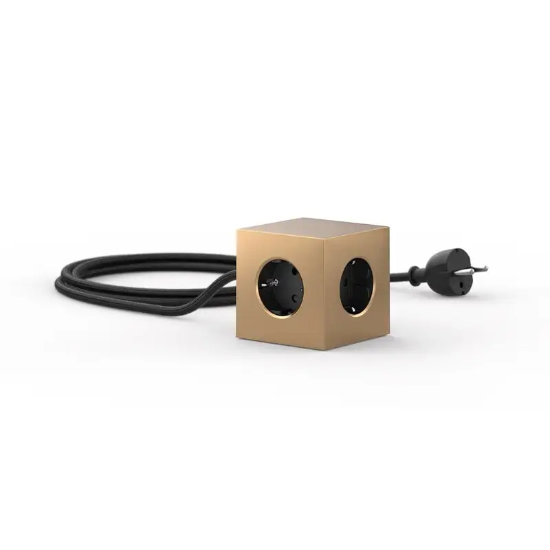 Avolt Square 1 USB-Verlängerungskabel, Messing – Bild 2