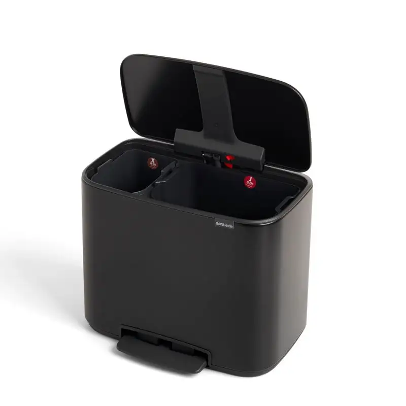 Brabantia Bo Pedal Bin 11 + 23 L, Mattschwarz – Bild 5