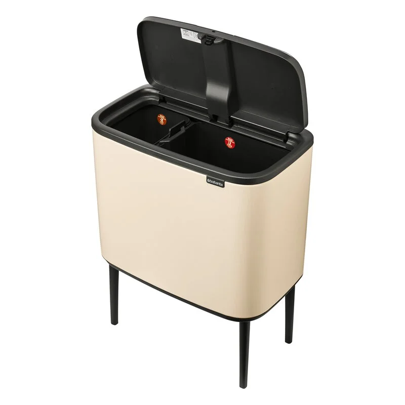 Brabantia Bo Touch Bin 11 + 23 L, Soft Beige – Bild 2