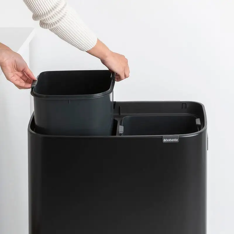 Brabantia Bo Touch Bin Hi, 2 X 30 L, Schwarz – Bild 6