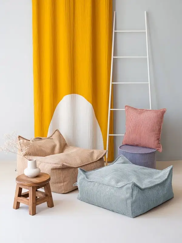 Wigiwama Square Hocker, Pfefferminzgrün – Bild 6