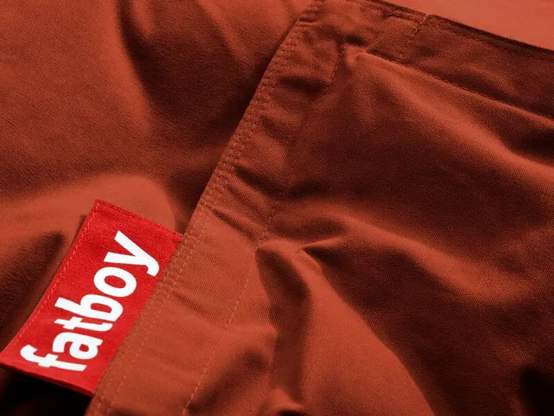 Fatboy Junior Stonewashed Sitzsack, Rhabarber – Bild 2