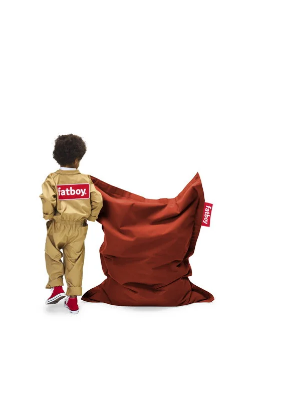 Fatboy Junior Stonewashed Sitzsack, Rhabarber – Bild 6
