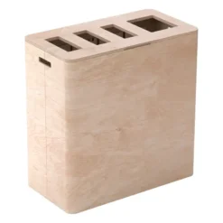 Niimaar Ecogrande Forever Bin Recyclingstation, 4 Öffnungen, Birch