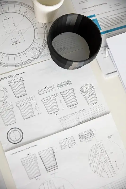 Hay Shade Abfalleimer, Hellrosa – Bild 3