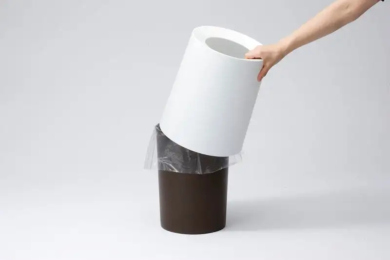 Ideaco Mülleimer Tubelor Homme, Weiß – Bild 3