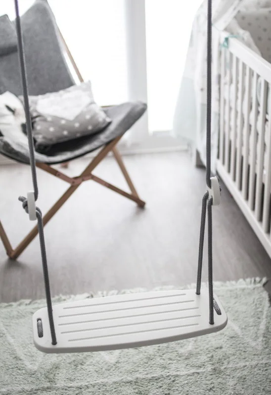 Schaukel Lillagunga Classic, Weiß – Grau – Bild 4