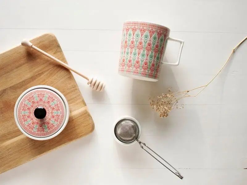 Vaja Finland Gefäß Sirkus, 3 Dl, Rot-grün – Bild 4