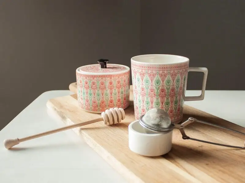 Vaja Finland Gefäß Sirkus, 3 Dl, Rot-grün – Bild 2