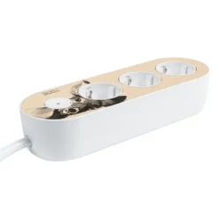 MyNolla Strip Steckerleiste, Charming Deer, Weiß